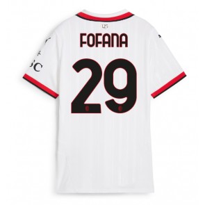 AC Milan Youssouf Fofana #29 Gostujuci Dres za Ženska 2024-25 Kratak Rukavima